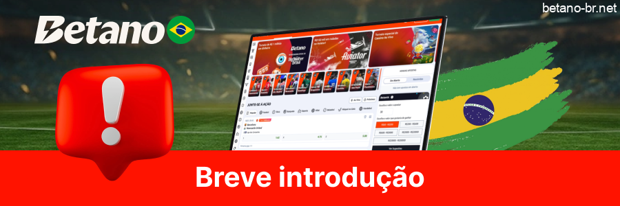 Breve introdução às apostas na Betano