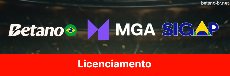 Licenciamento e segurança oficial Betano